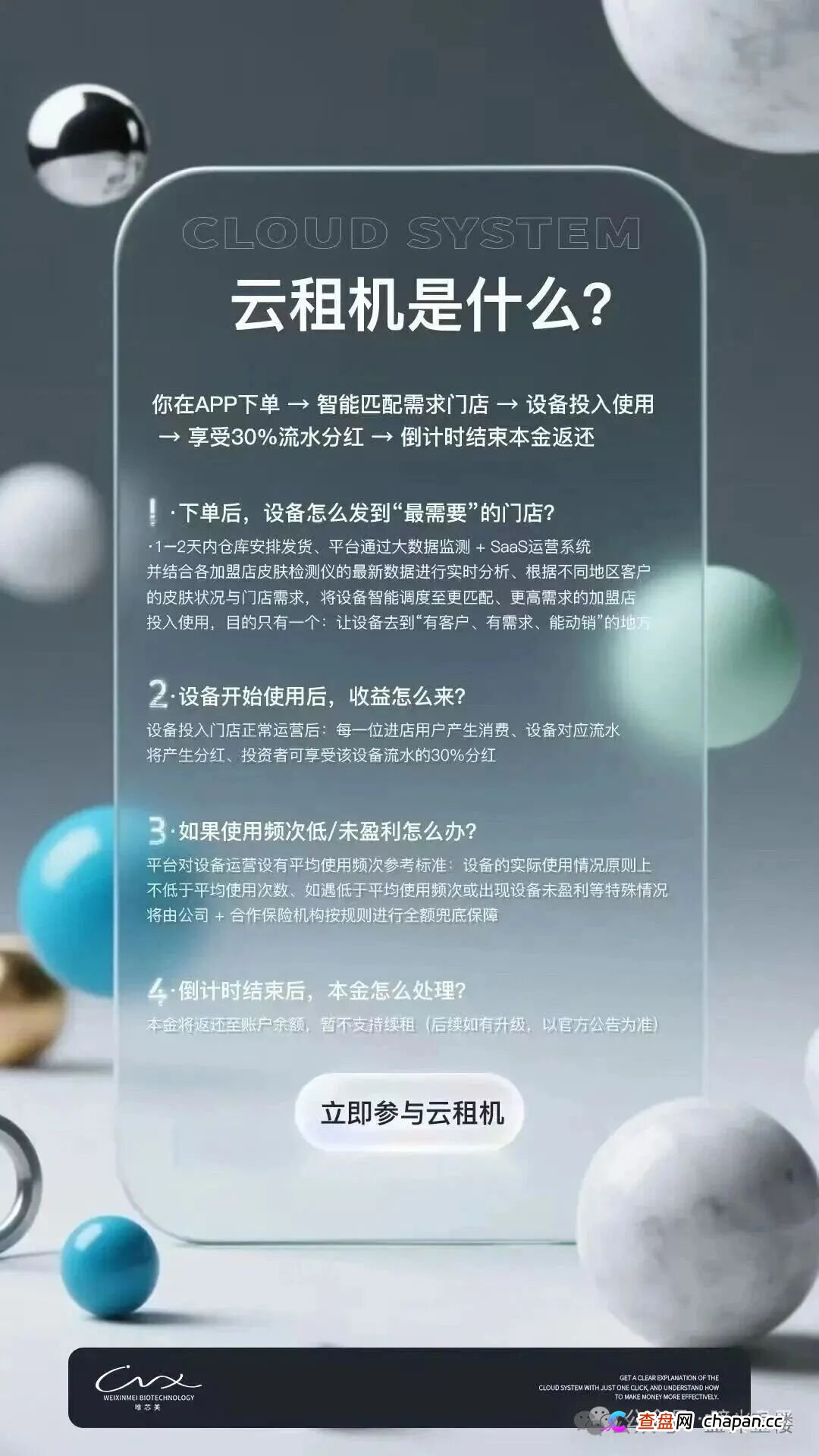 “唯芯美云租机”资金盘骗局，就是披着医美外衣的陷阱，别被“医美躺赚”骗光血汗钱！(2)
